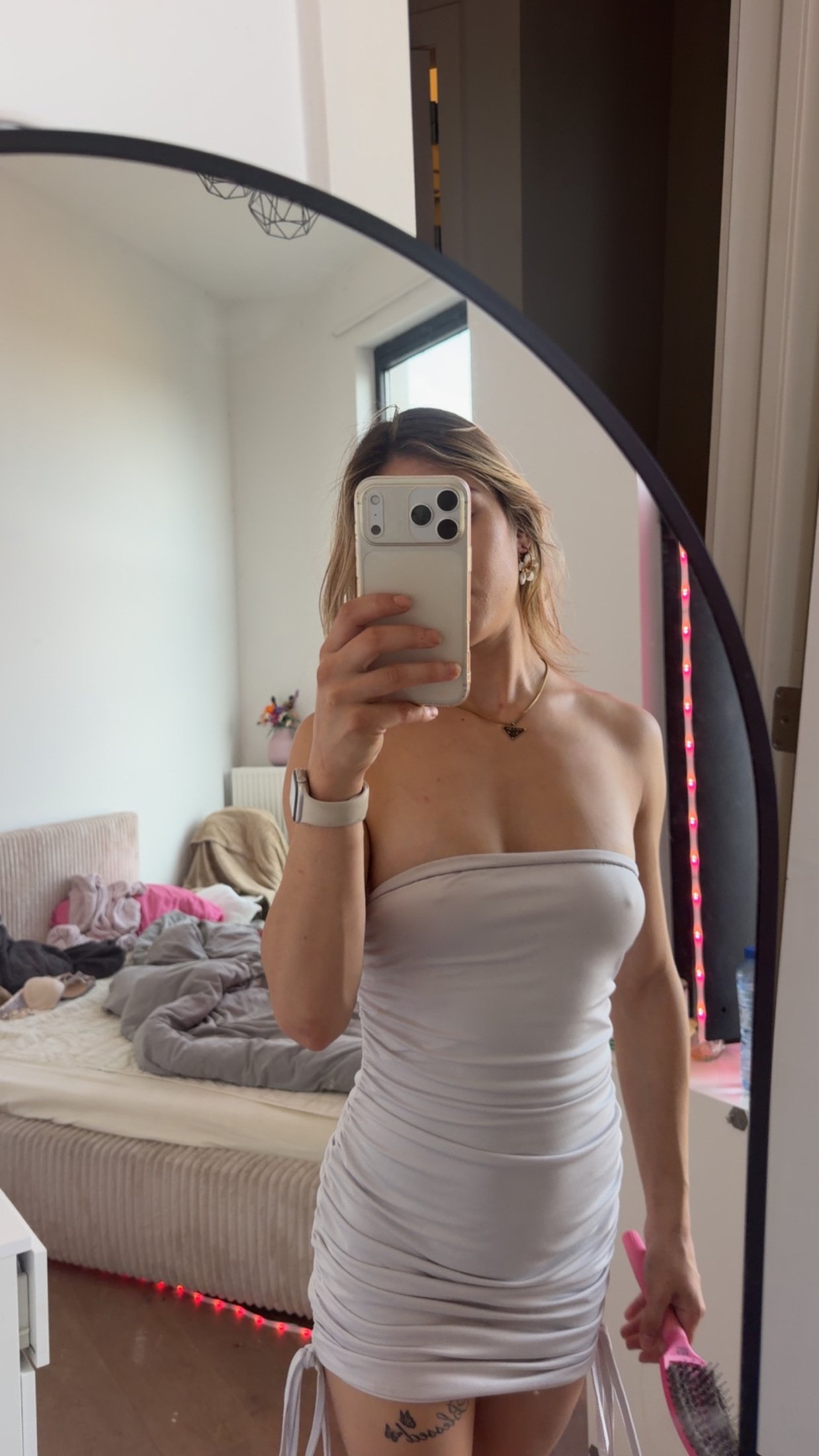 Sophie taking a mirror photo